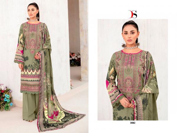 Deepsy Cheveron 7 Cotton Dupatta Designer Pakistani Suit Collection